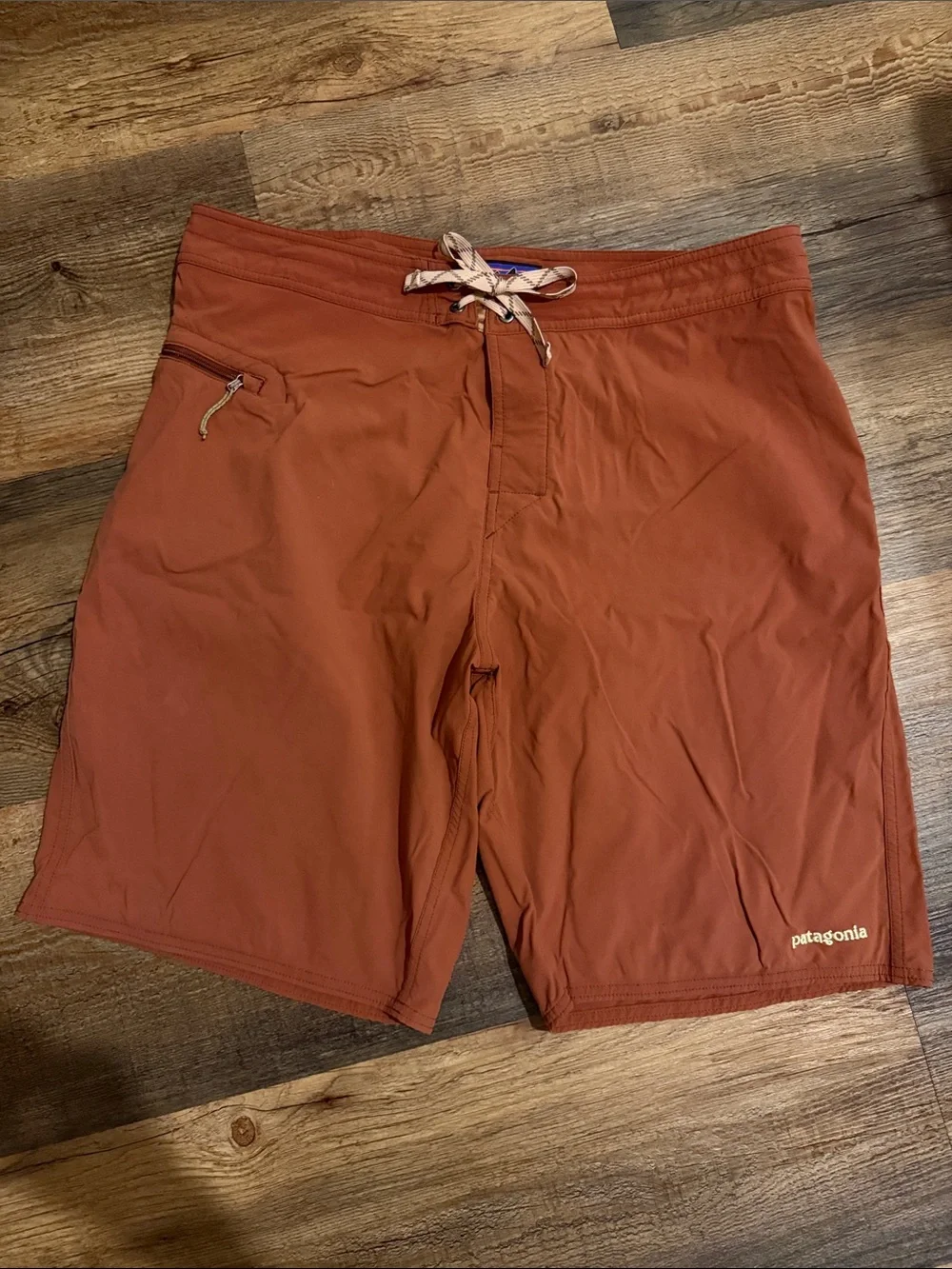 Patagonia Men's Rust Orange Swim Board Shorts